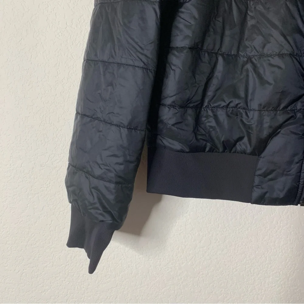 Lululemon womens black non stop reversible bomber jacket 12
